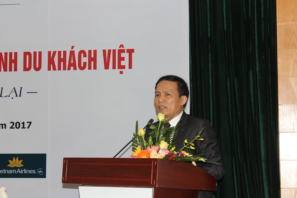Phó Tổng cục trưởng Tổng cục Du lịch Ngô Hoài Chung phát biểu tại buổi Toạ đàm